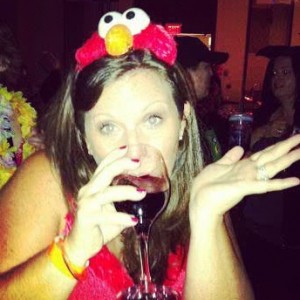 Costume parties are far more stressful, but I loved this Elmo costume!